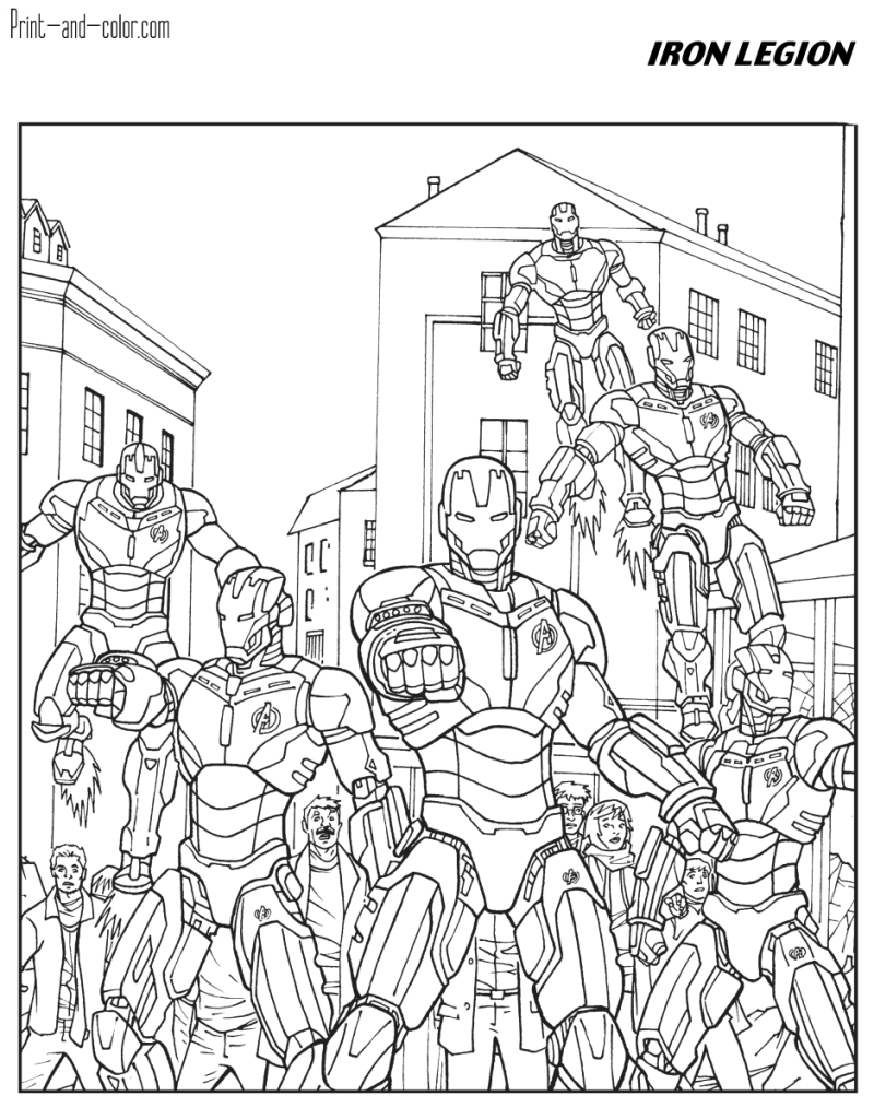 Printable Coloring Pages Avengers Printable Coloring Pages Avengers