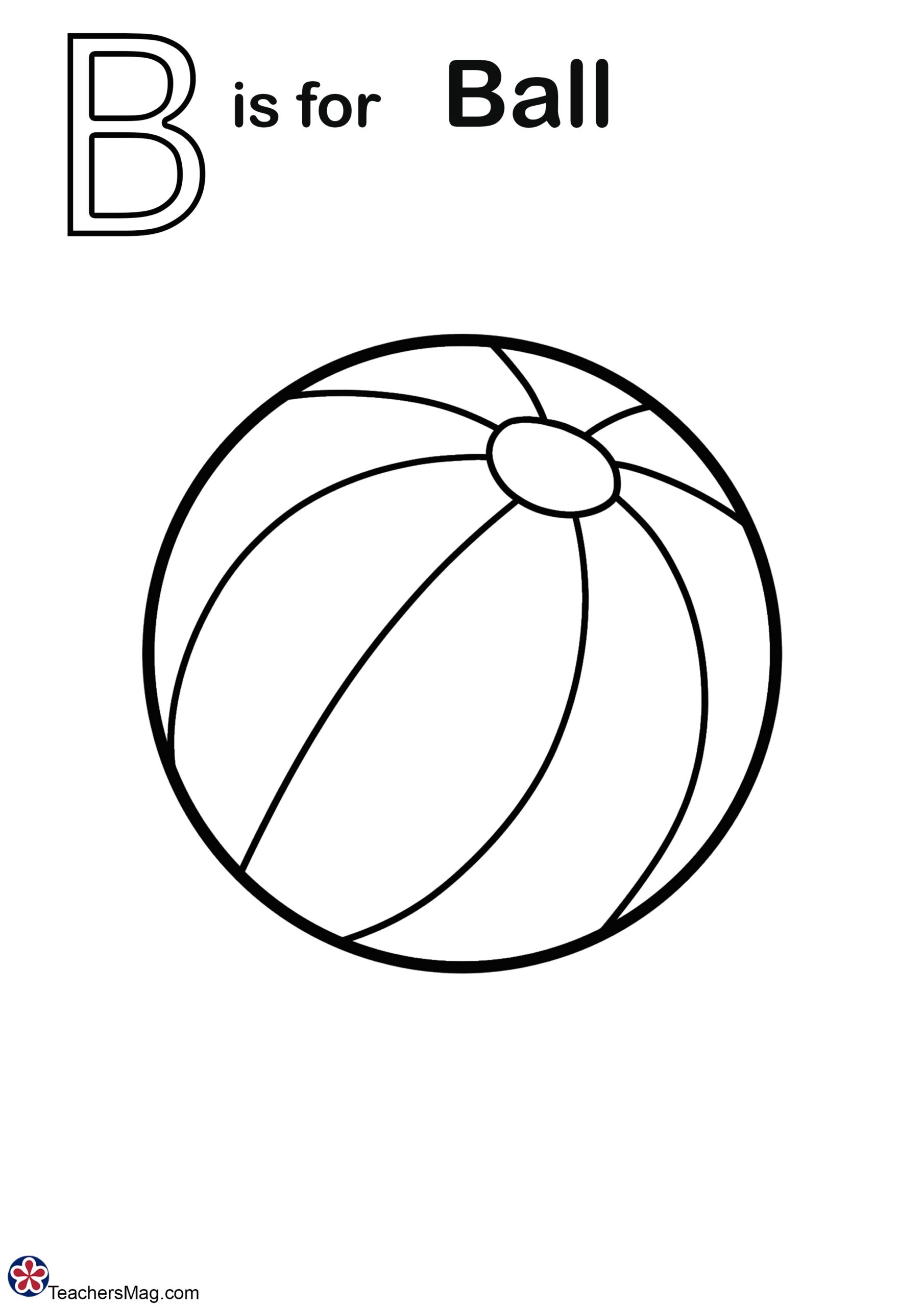 B Coloring Pages B Coloring Pages