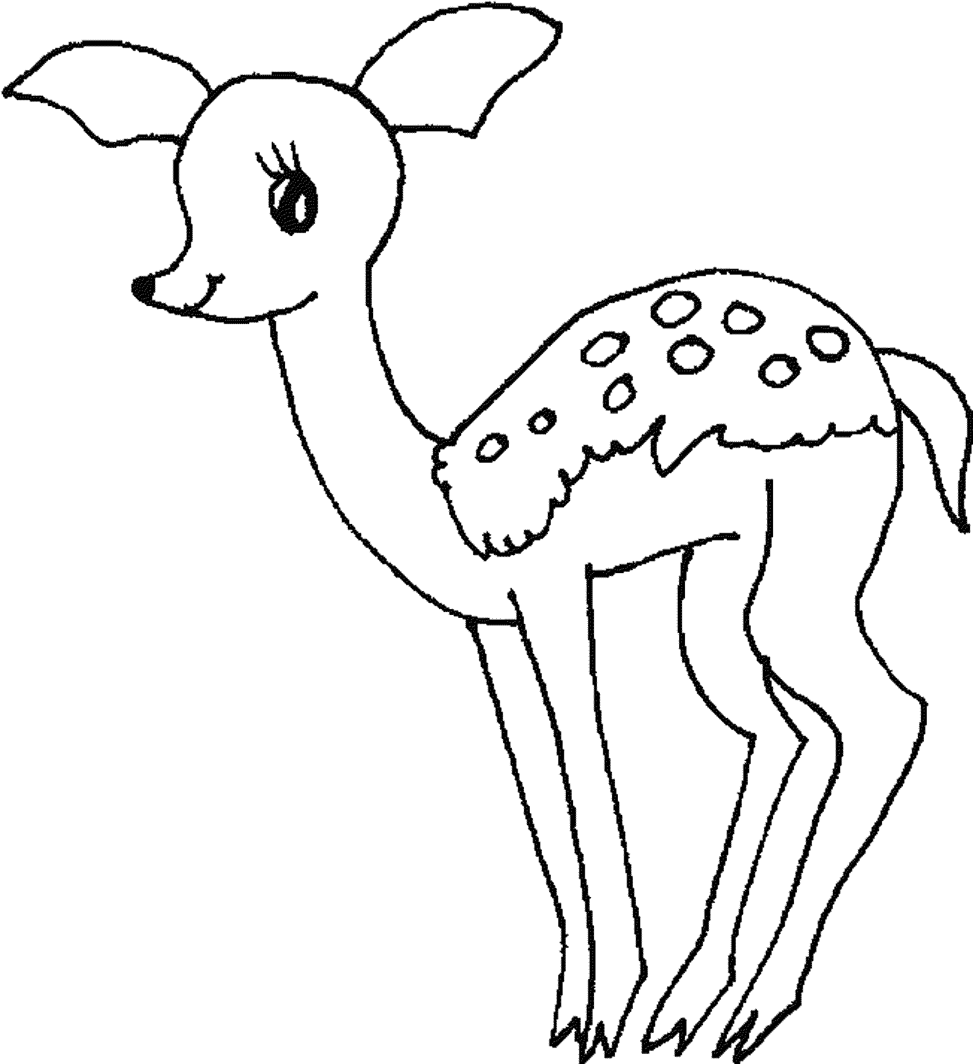 Deer Coloring Pages Printable Deer Coloring Pages Printable