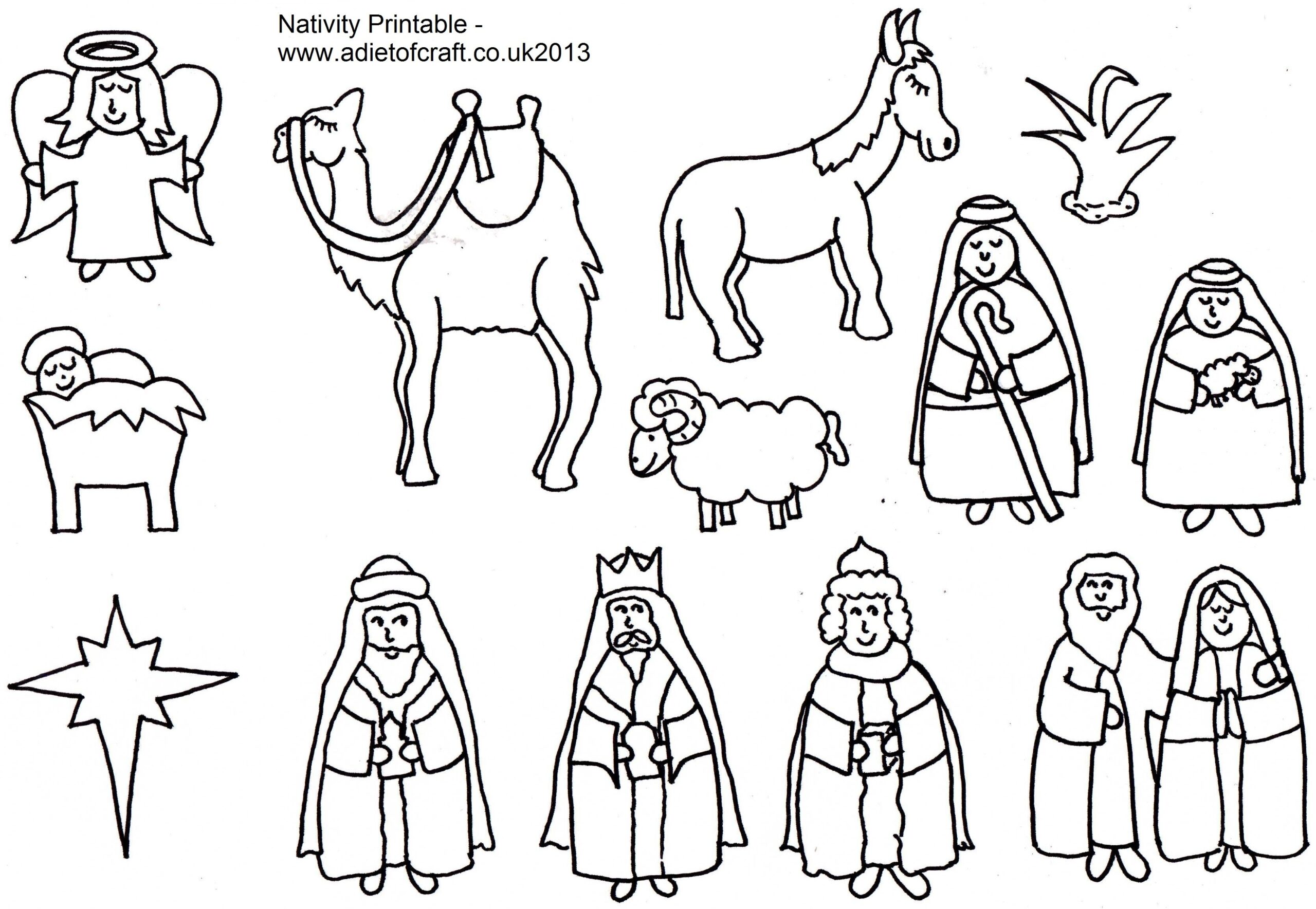Baby Jesus In The Manger Coloring Pages At GetColorings Free