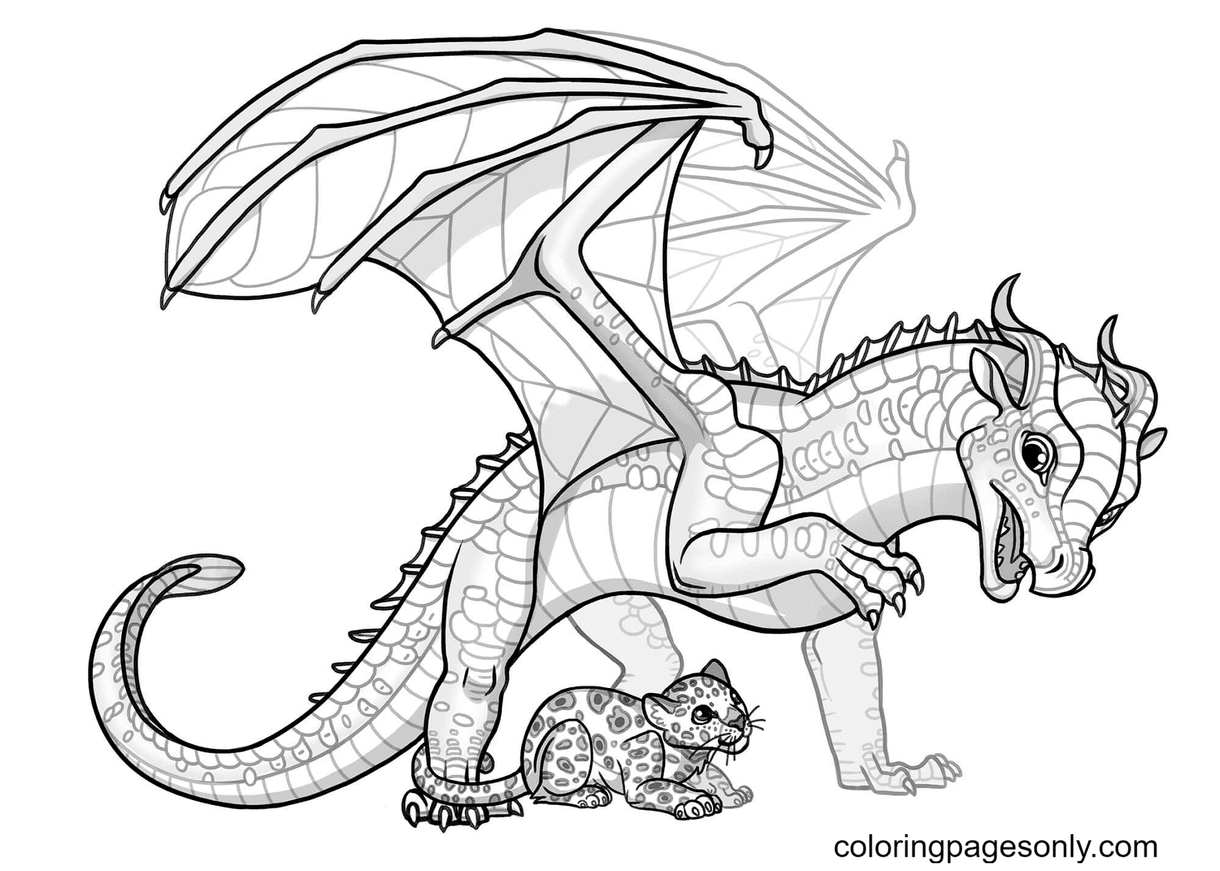 Baby Leafwing Dragon Coloring Page Of Fire Coloring Page Page For Kids Baby Leafwing Dragon Coloring Page Of Fire Coloring Page Page For Kids