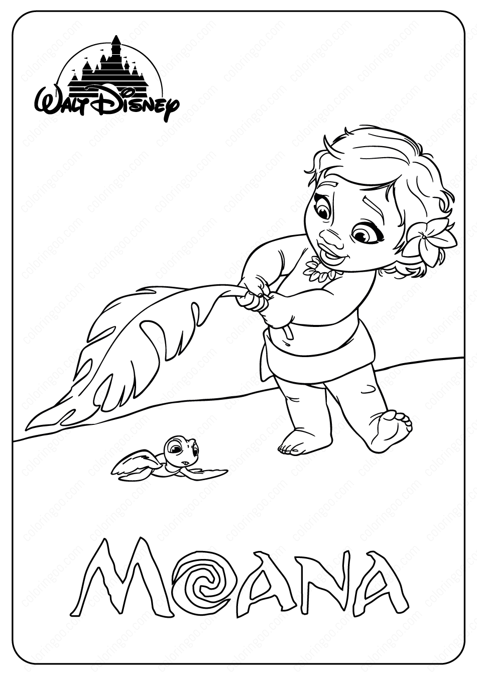 Printable Moana Coloring Pages Printable Moana Coloring Pages
