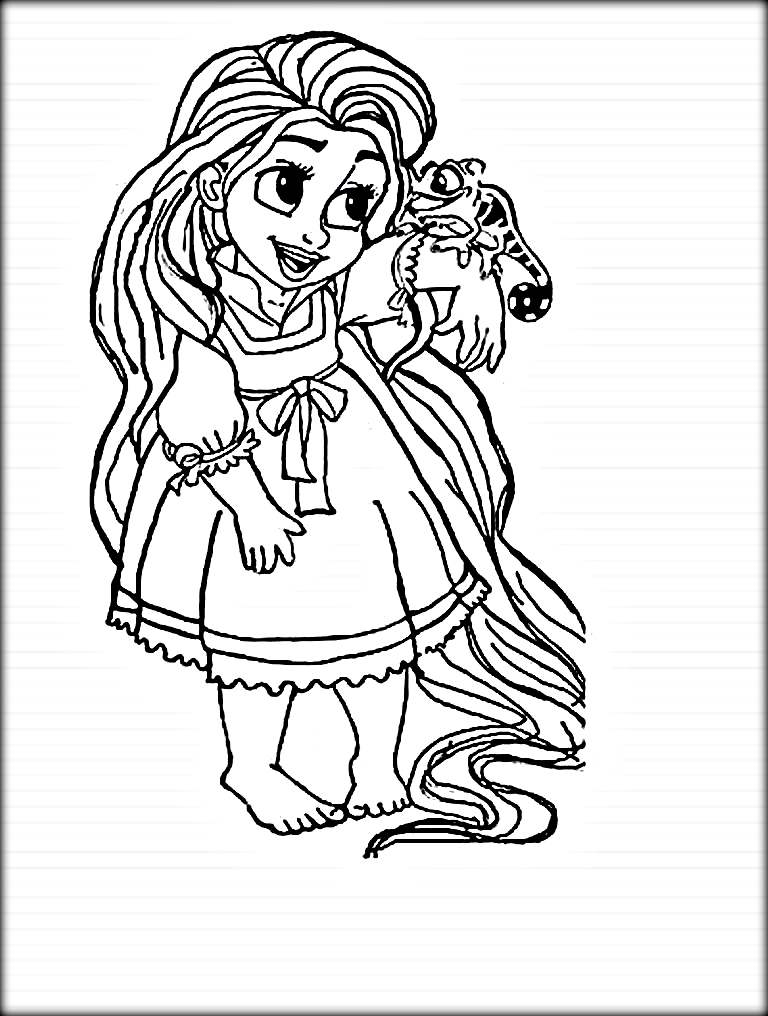 Rapunzel Printable Coloring Pages Rapunzel Printable Coloring Pages