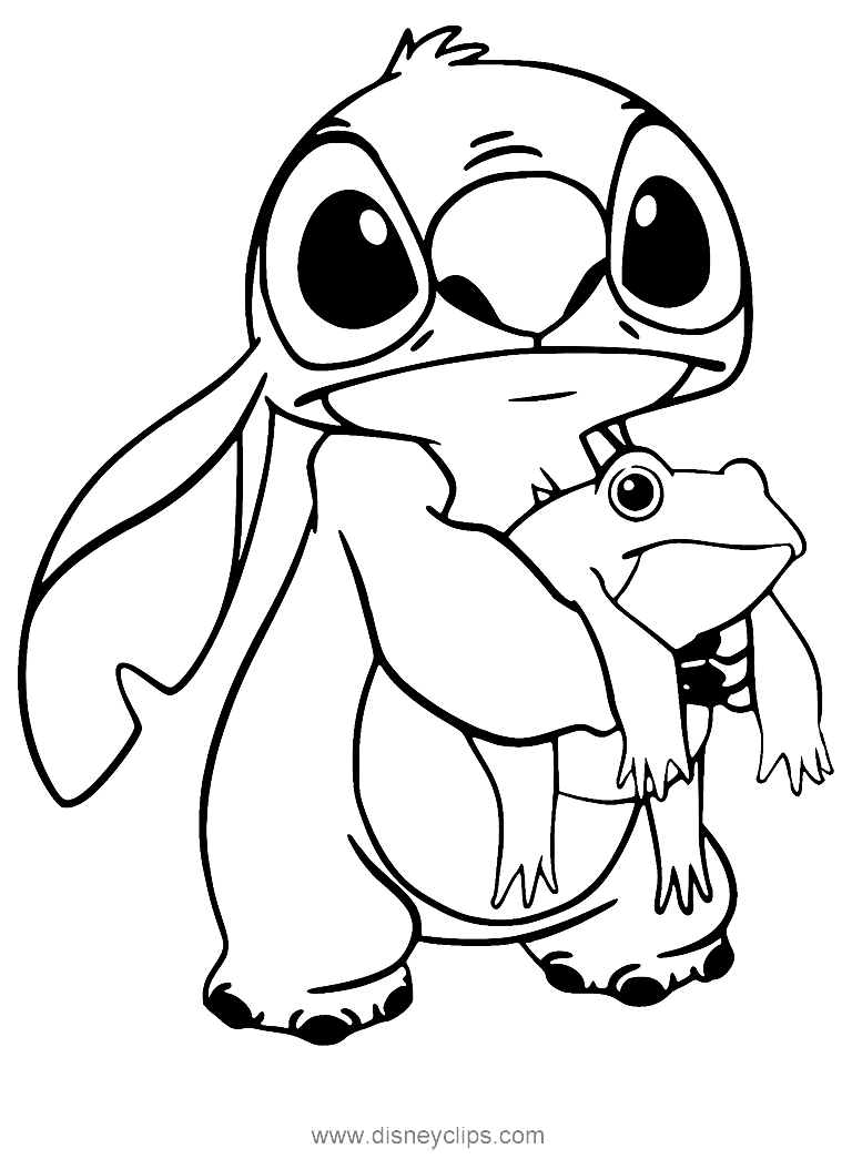Baby Stitch Coloring Pages Coloring Nation Baby Stitch Coloring Pages Coloring Nation
