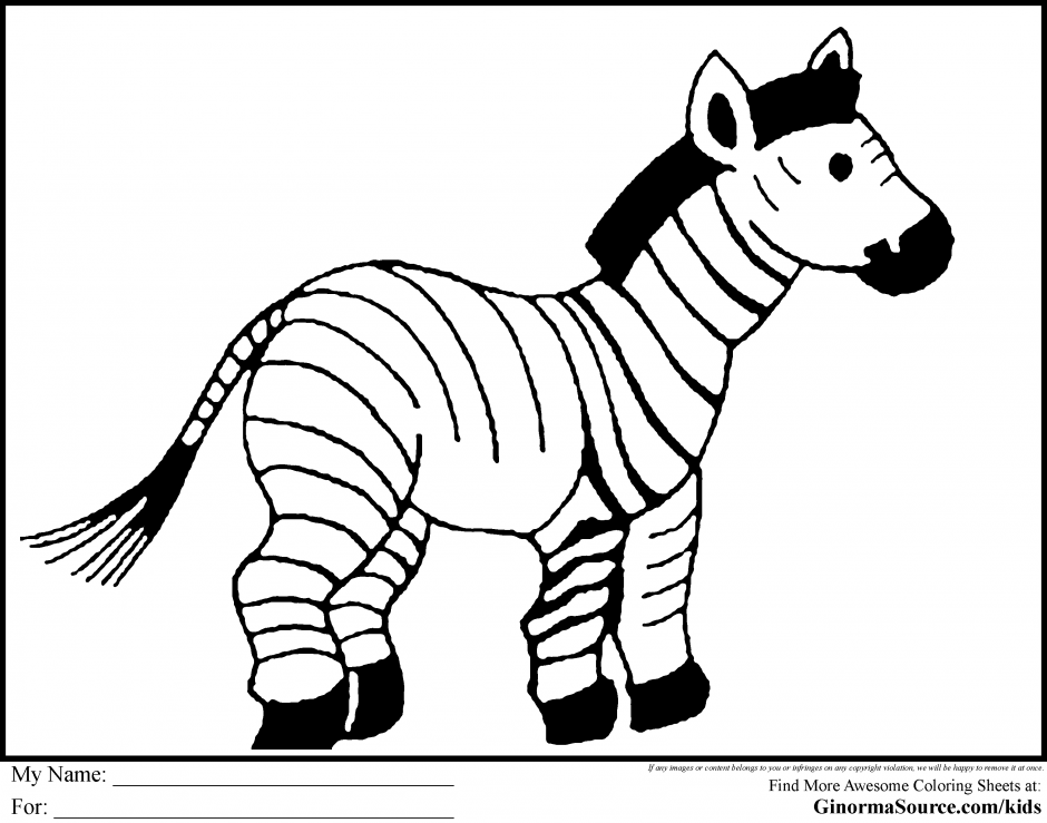 Baby Zebra Coloring Pages Coloring Home Baby Zebra Coloring Pages Coloring Home