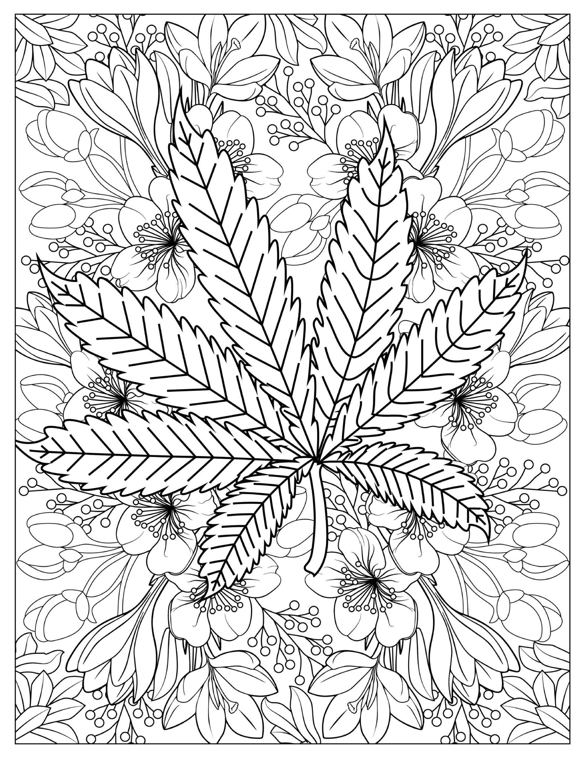 Badass Pot Leaf Drawings Badass Pot Leaf Drawings