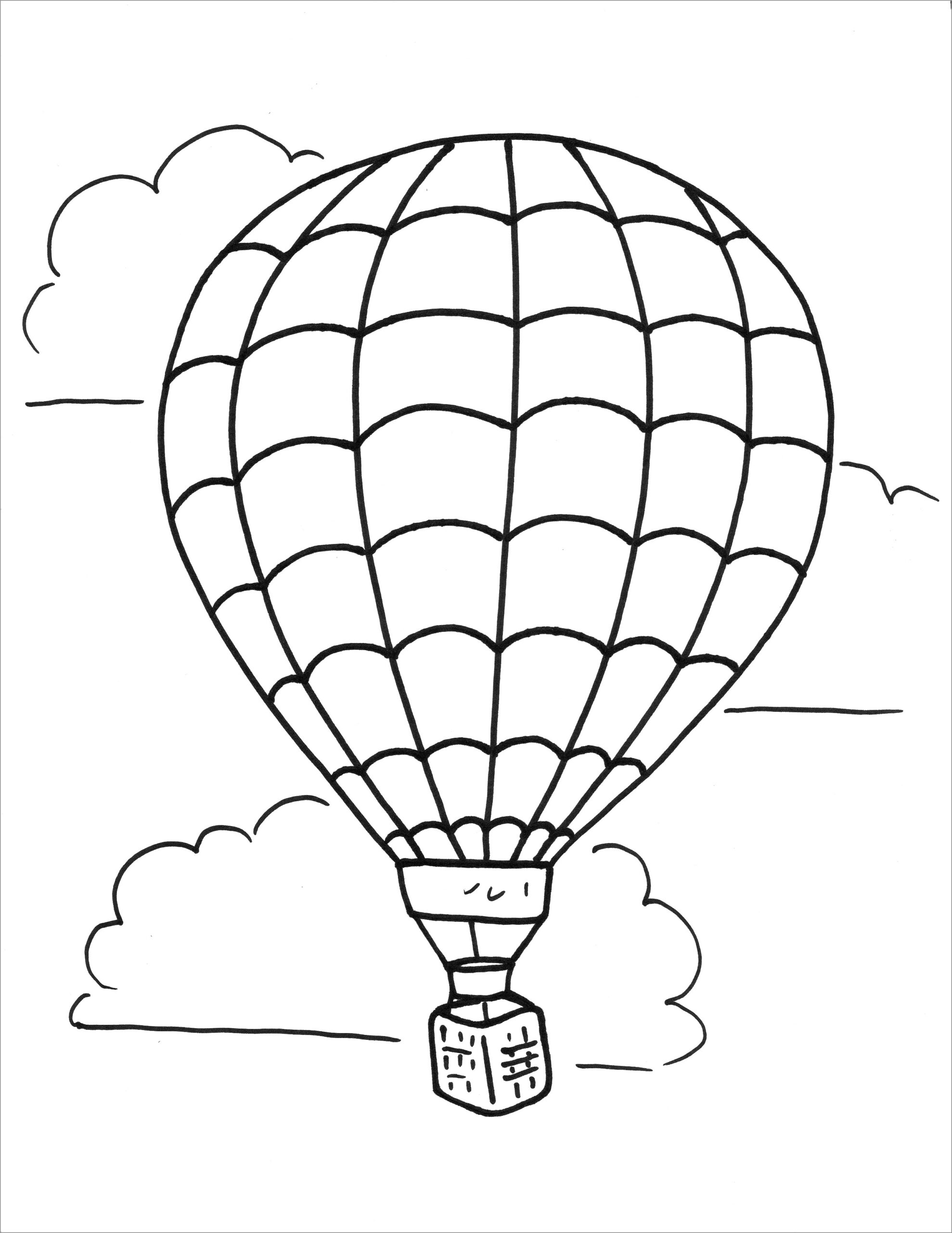 Balloon Coloring Pages ColoringBay Balloon Coloring Pages ColoringBay