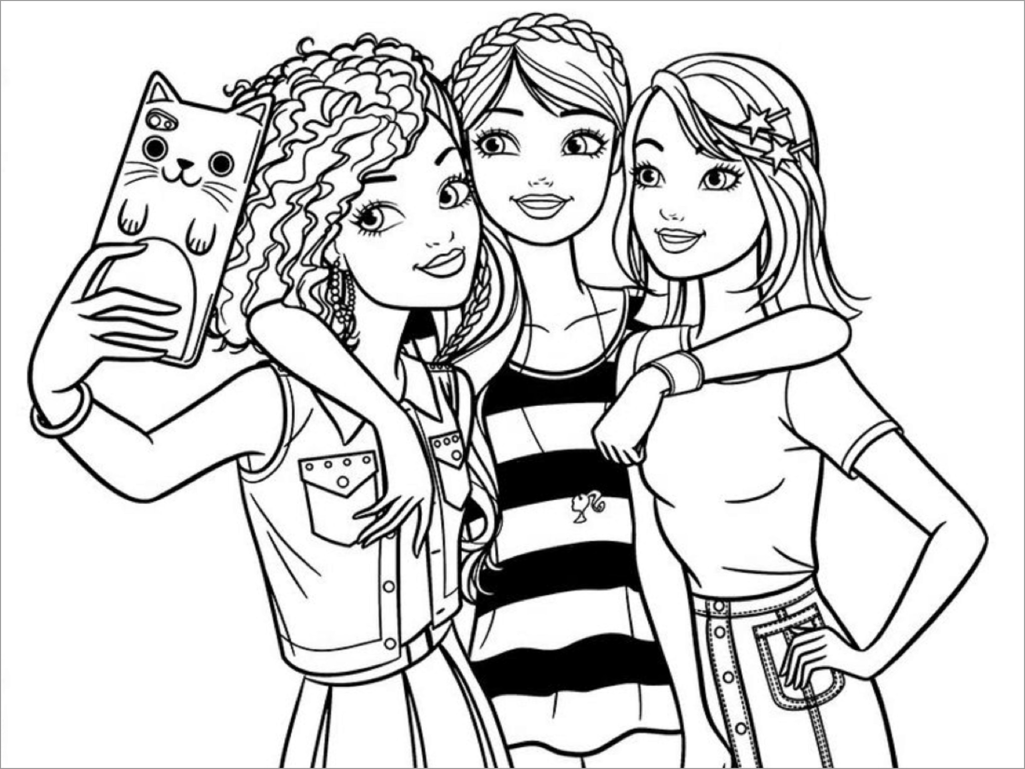 Barbie Coloring Pages ColoringBay Barbie Coloring Pages ColoringBay