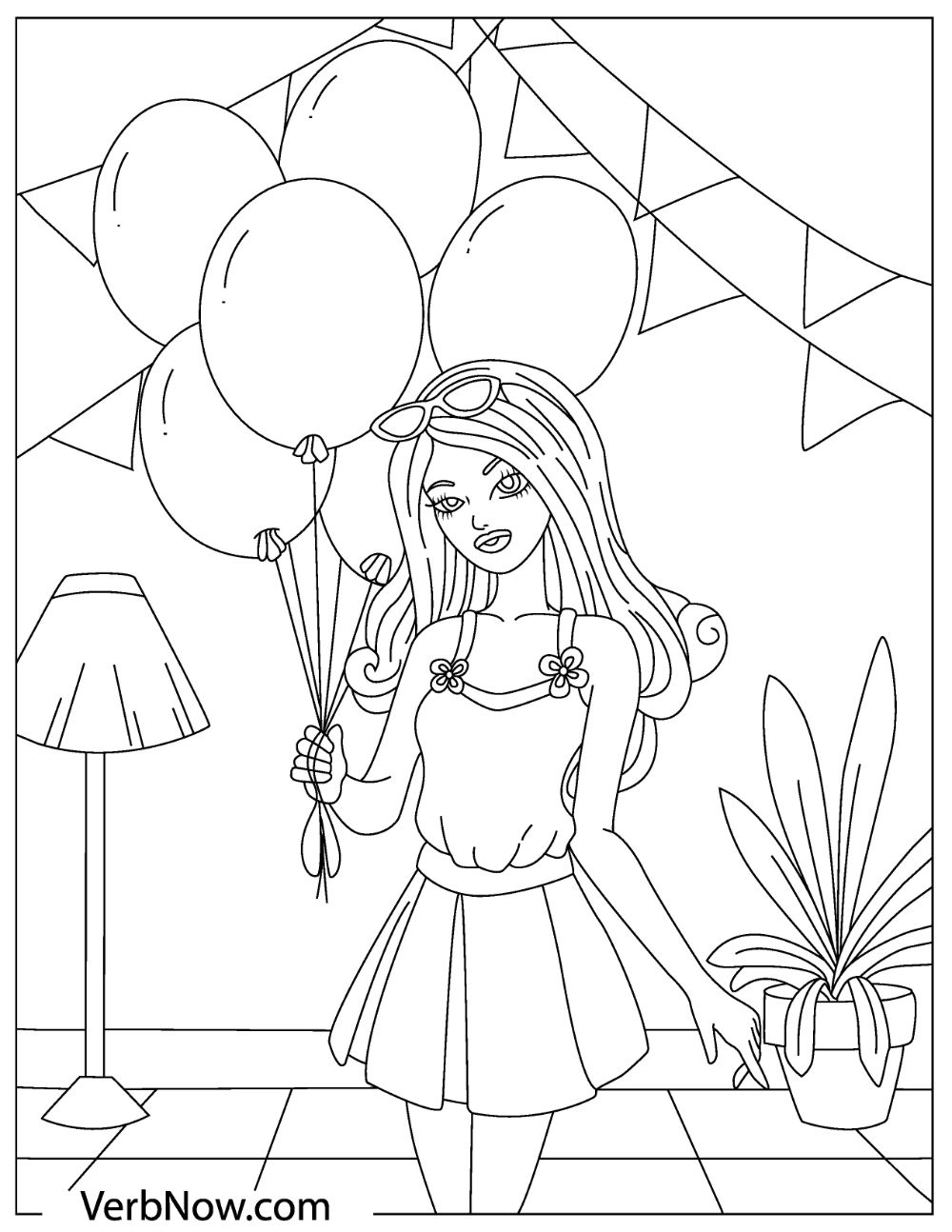 Printable Barbie Coloring Pages