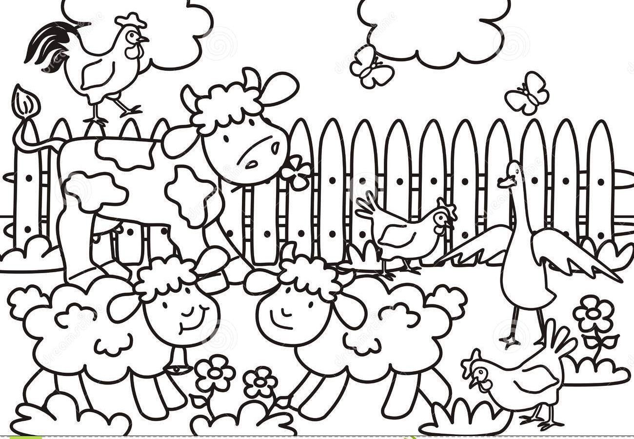 Coloring Pages For Farm Animals Printable Coloring Pages For Farm Animals Printable