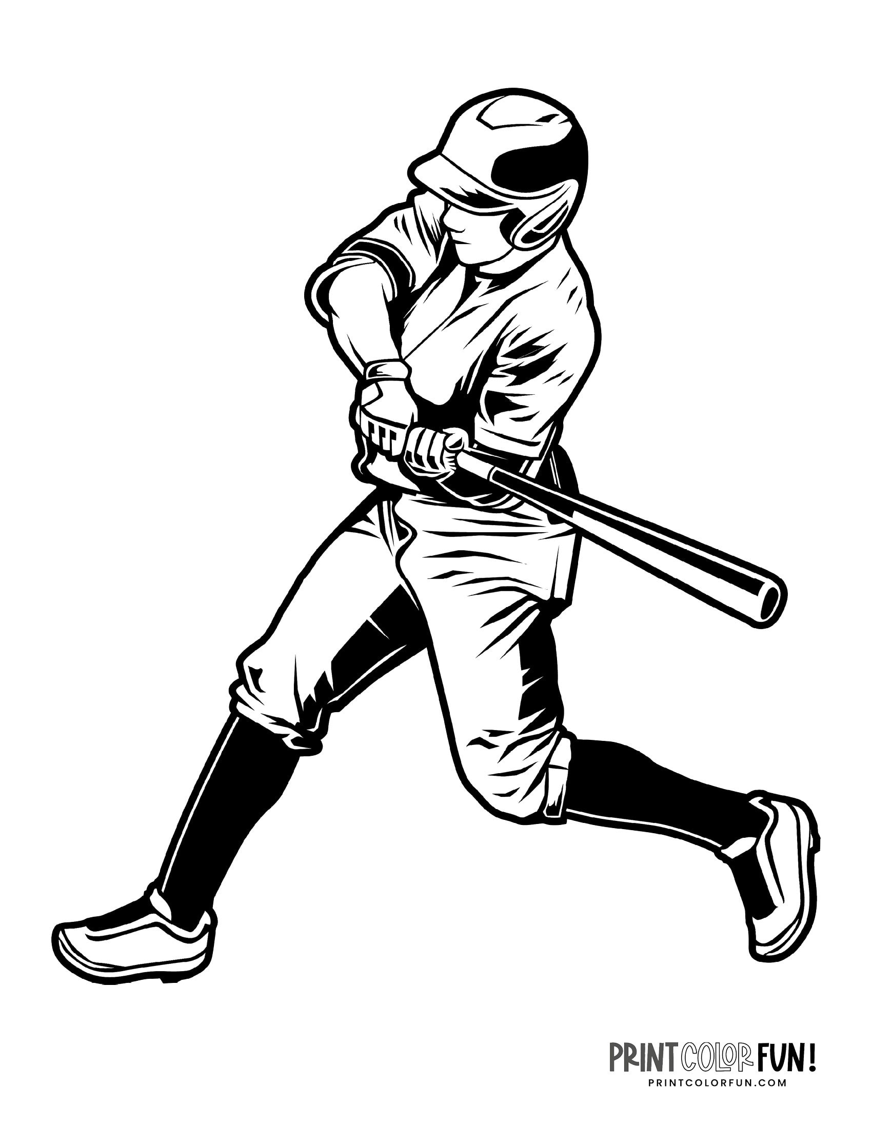 Baseball Coloring Pages Printable Baseball Coloring Pages Printable