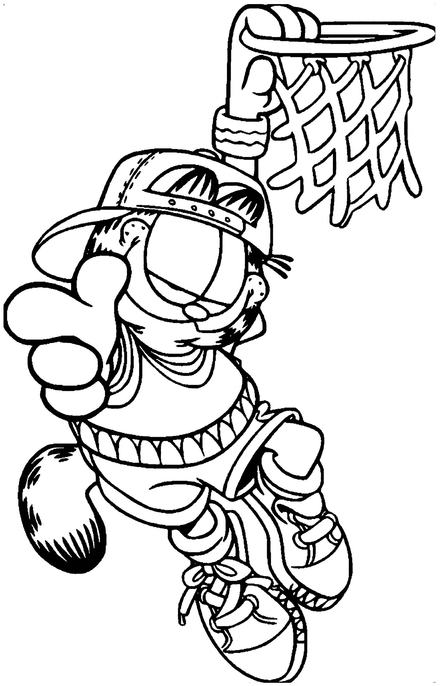 Basketball Coloring Pages Basketball Coloring Pages