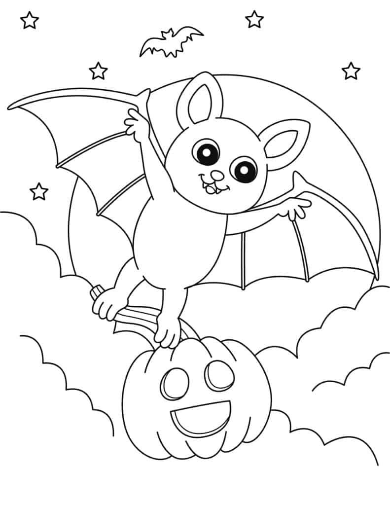 Halloween Printable Coloring Pages Halloween Printable Coloring Pages