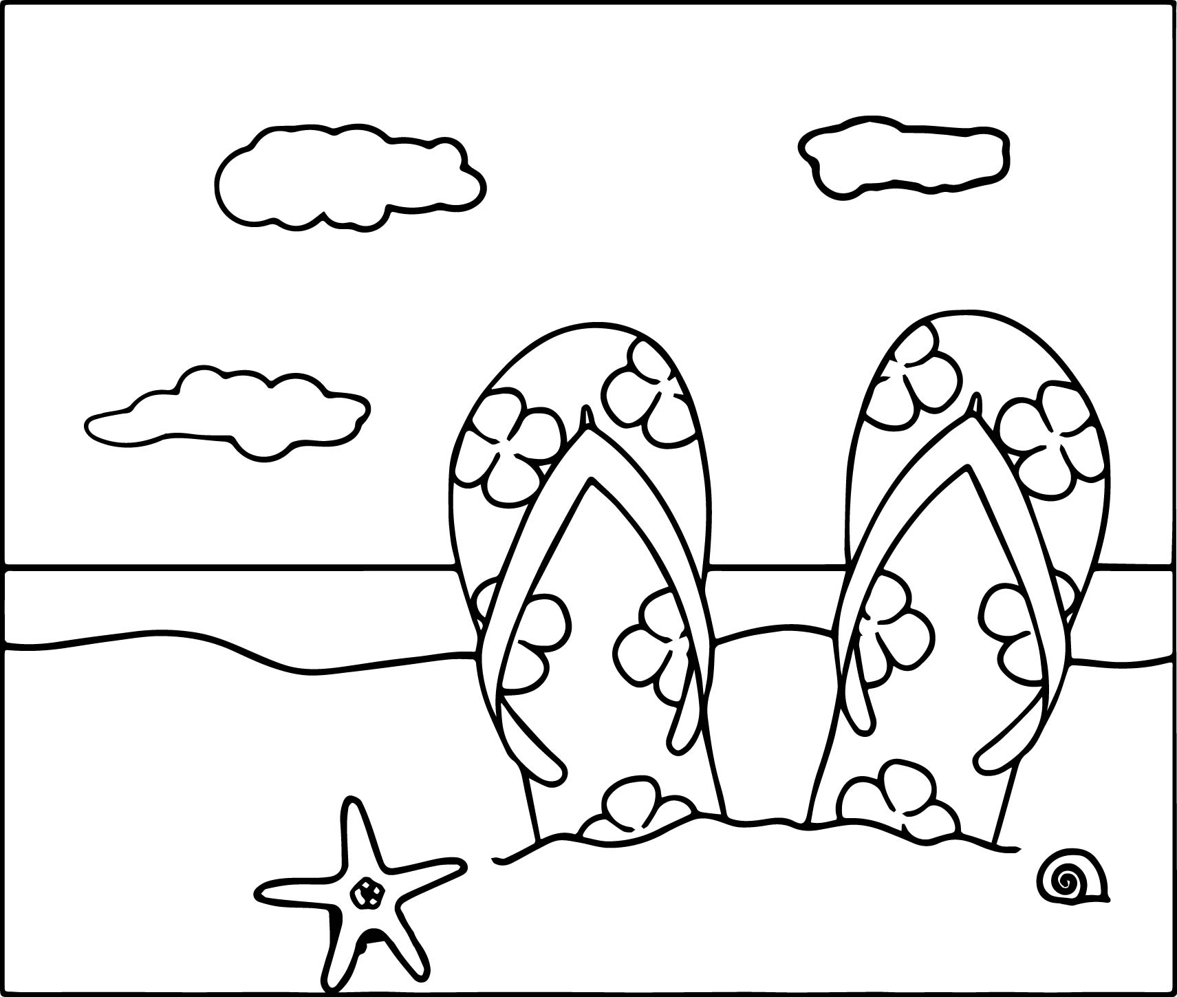 Printable Coloring Pages Of The Beach Printable Coloring Pages Of The Beach