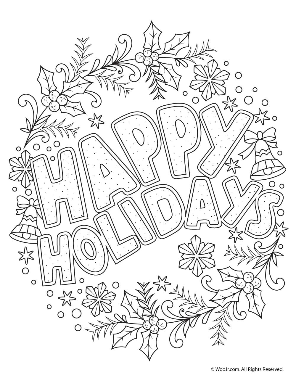 Beautiful Printable Christmas Adult Coloring Pages Woo Jr Kids Beautiful Printable Christmas Adult Coloring Pages Woo Jr Kids