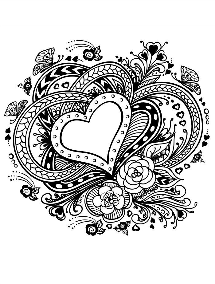 Elephant Coloring Pages For Adults Printable
