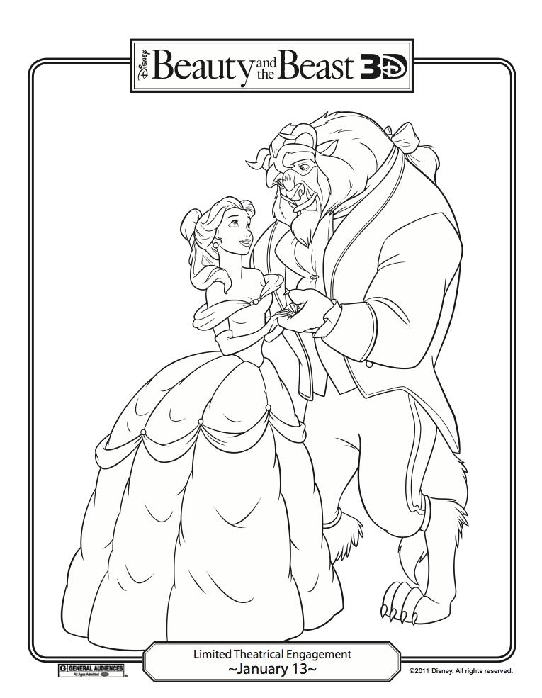 Beauty And The Beast Coloring Pages At GetColorings Free Beauty And The Beast Coloring Pages At GetColorings Free