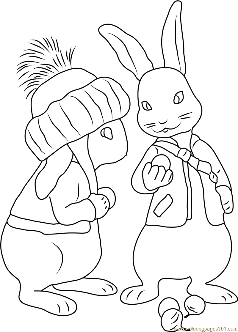 Benjamin Bunny Coloring Page For Kids Free Peter Rabbit Printable Benjamin Bunny Coloring Page For Kids Free Peter Rabbit Printable