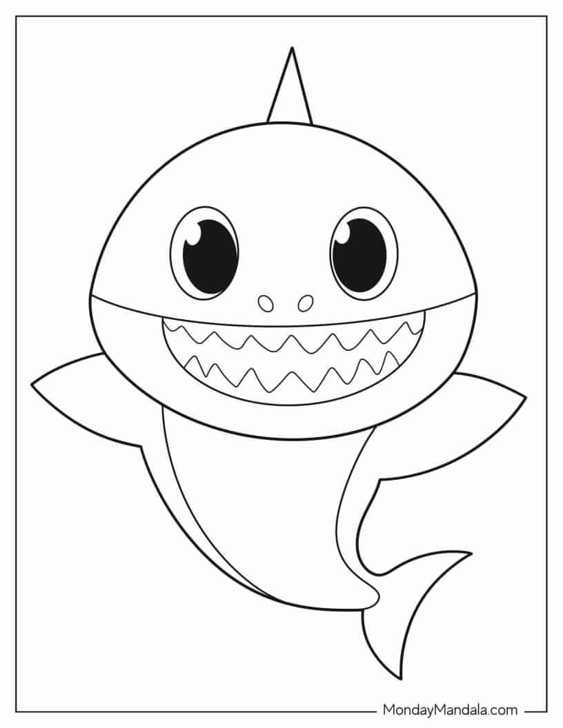 Best 12 24 Baby Shark Coloring Pages Free PDF Printables Artofit