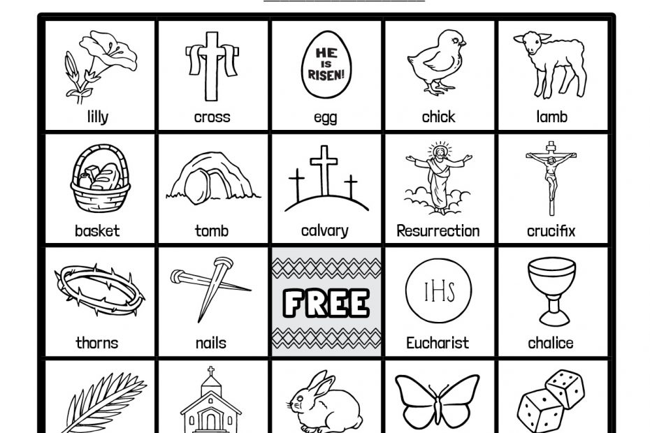 Bingo Archives The Catholic Kid Catholic Coloring Pages And Games Bingo Archives The Catholic Kid Catholic Coloring Pages And Games