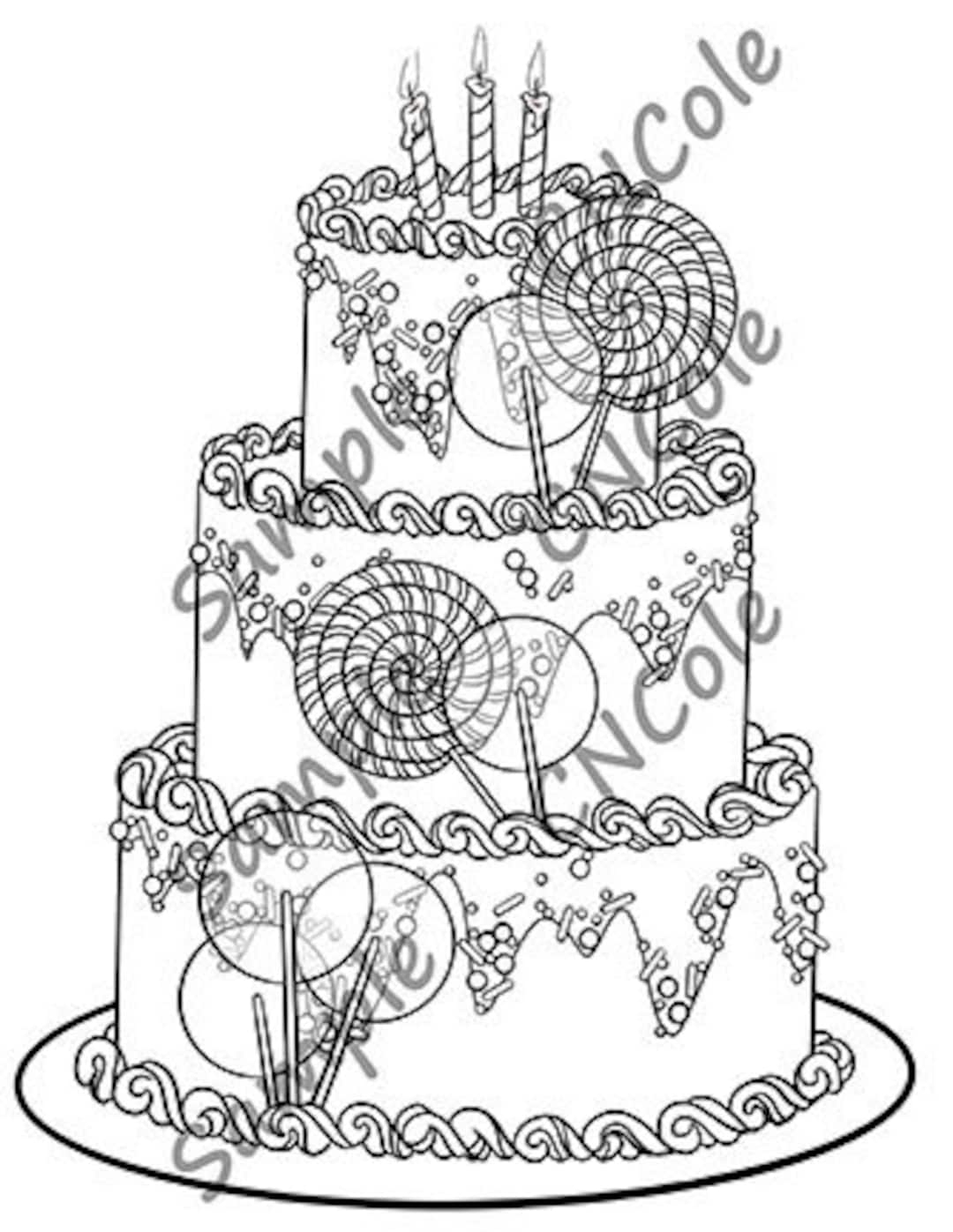 Birthday Cake Coloring Pages Printable Prntbl Concejomunicipaldechinu Birthday Cake Coloring Pages Printable Prntbl Concejomunicipaldechinu