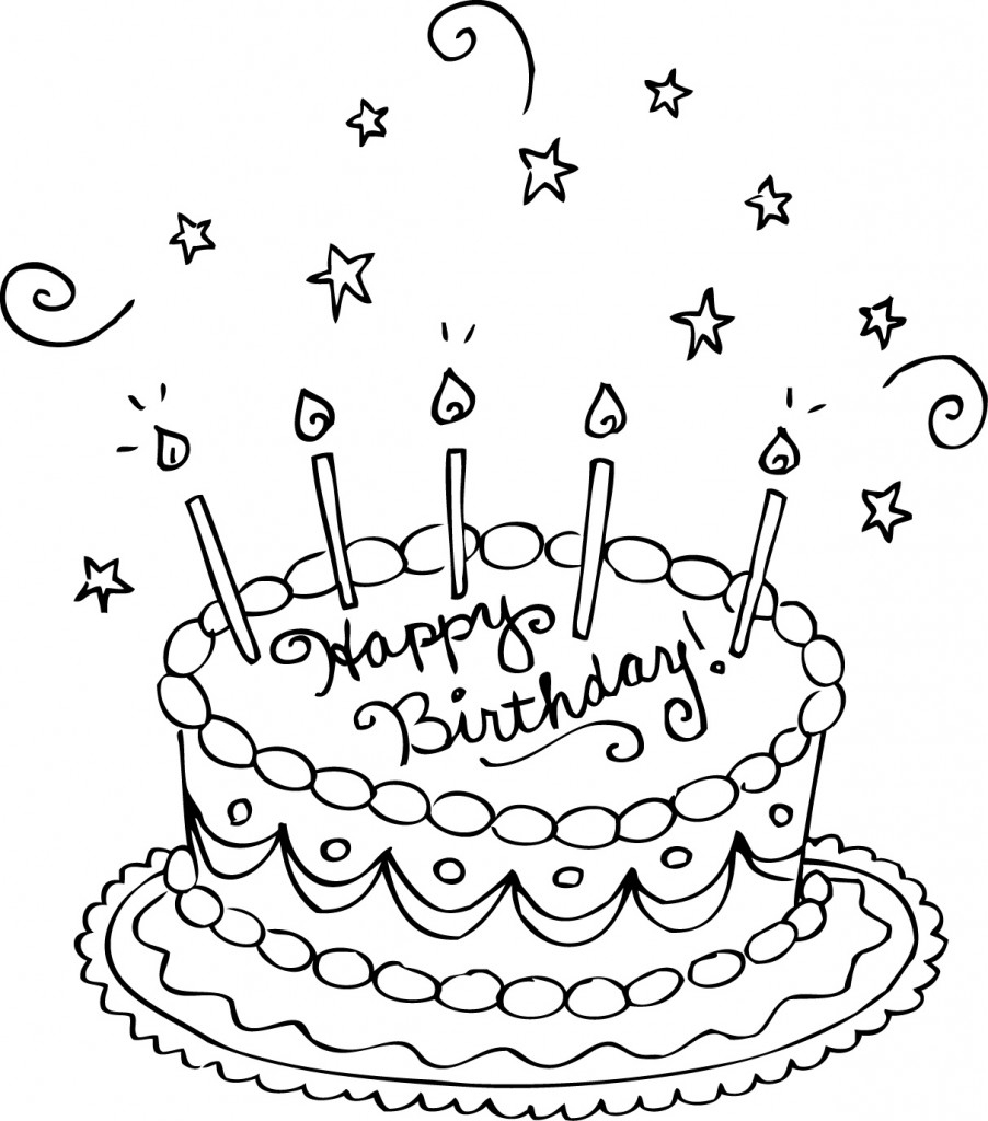 Birthday Cake Printable Coloring Pages Printable World Holiday Birthday Cake Printable Coloring Pages Printable World Holiday