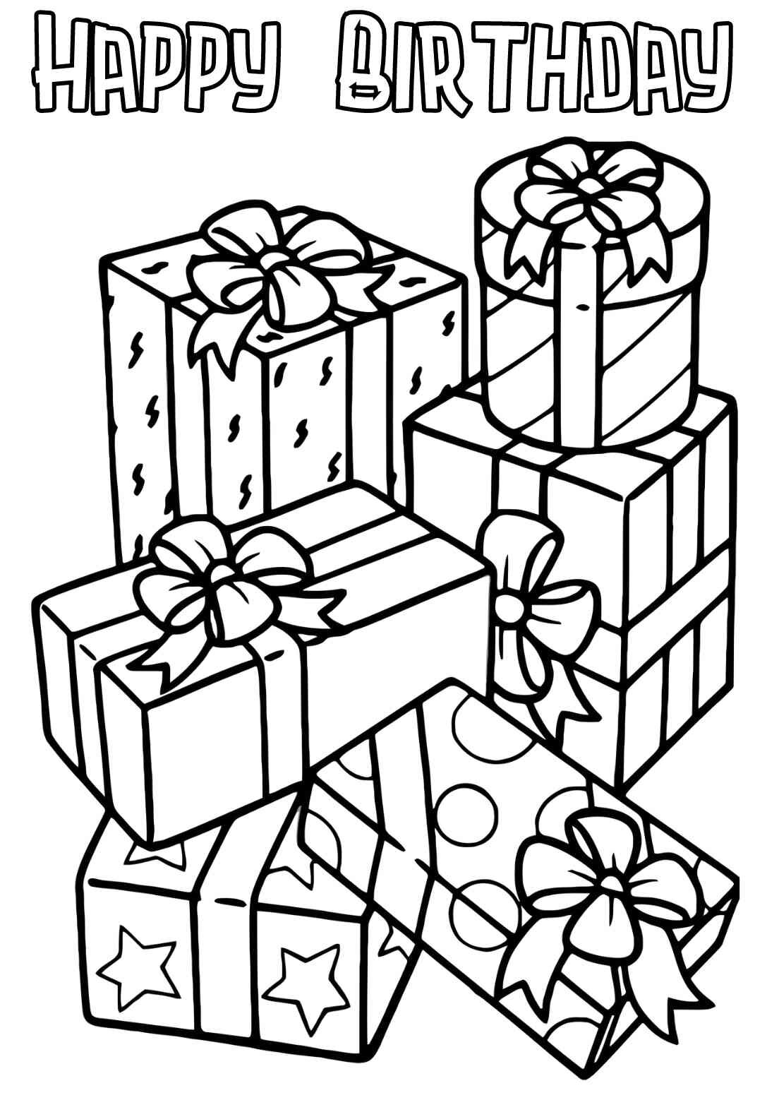 Christmas Present Coloring Pages Printable Christmas Present Coloring Pages Printable