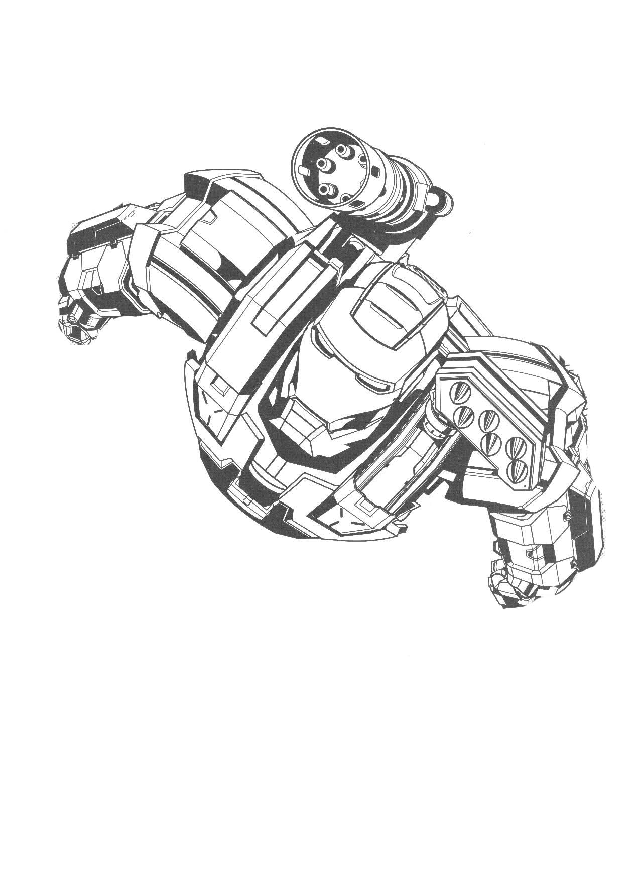Printable Iron Man Coloring Pages