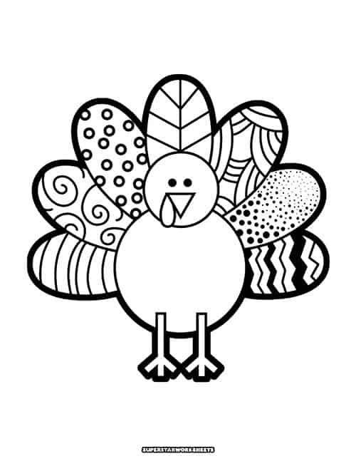 Free Printable Cute Thanksgiving Turkey Coloring Pages Free Printable Cute Thanksgiving Turkey Coloring Pages