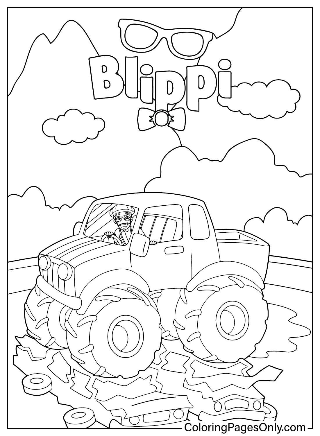 Blippi Coloring Page Free Printable Coloring Pages Blippi Coloring Page Free Printable Coloring Pages