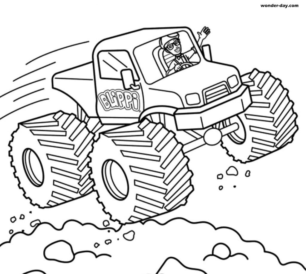 Printable Blippi Coloring Pages Printable Blippi Coloring Pages