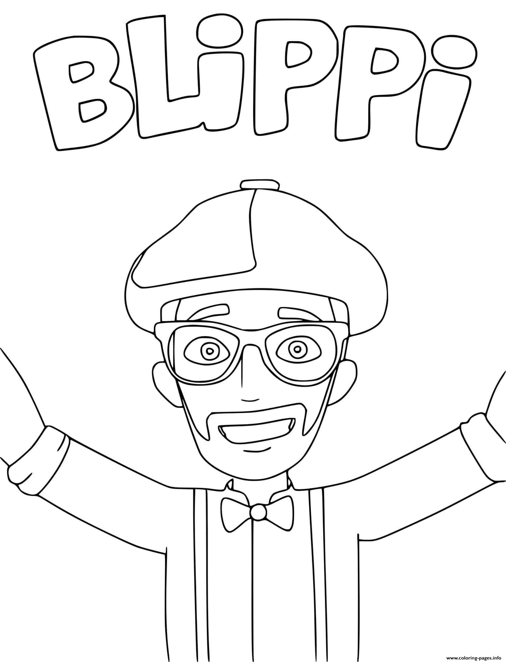 Blippi Coloring Pages Printable Francesco Printable Blippi Coloring Pages Printable Francesco Printable