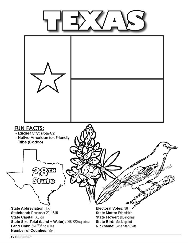 Texas Coloring Pages Printable Texas Coloring Pages Printable