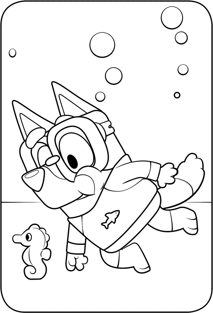 Bluey Christmas Coloring Pages Free Printable Bluey Christmas Coloring Pages Free Printable