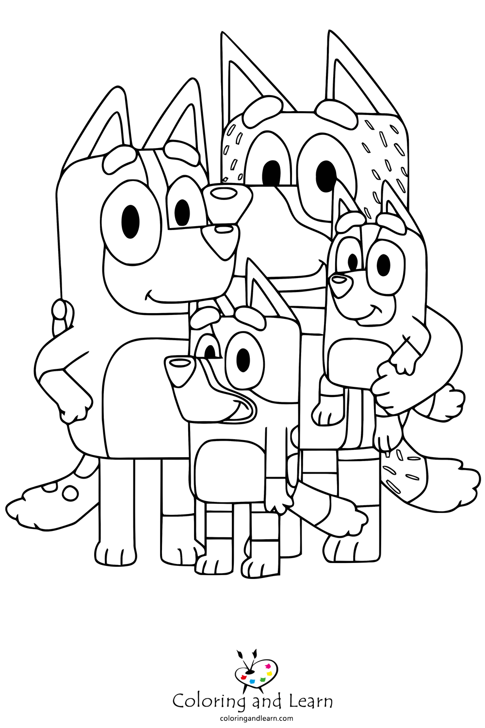 Bluey Coloring Pages Are Fun To Print Out And Color Especially If You Bluey Coloring Pages Are Fun To Print Out And Color Especially If You