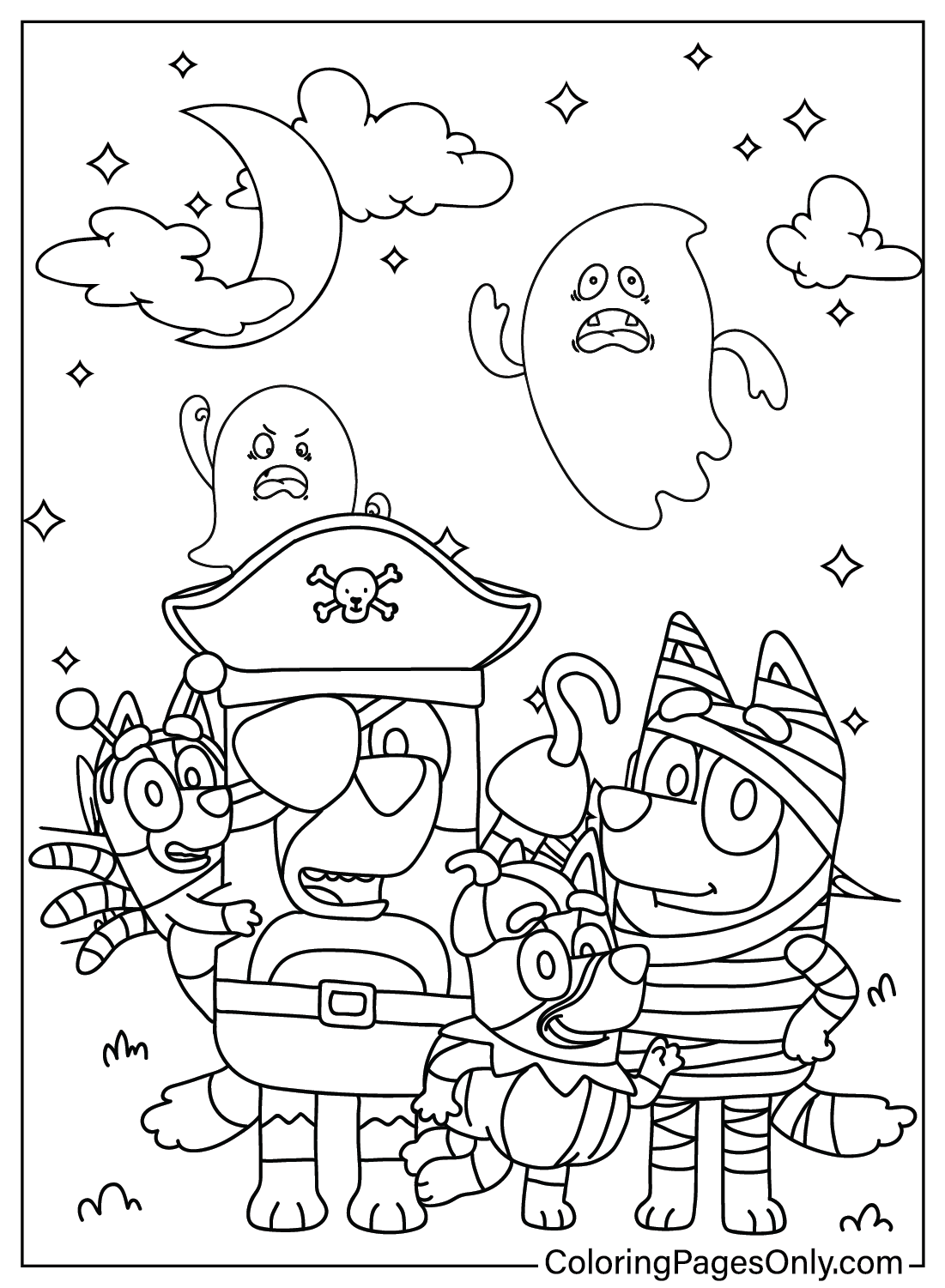 Bluey Coloring Pages TopFreeDesigns Bluey Coloring Pages TopFreeDesigns