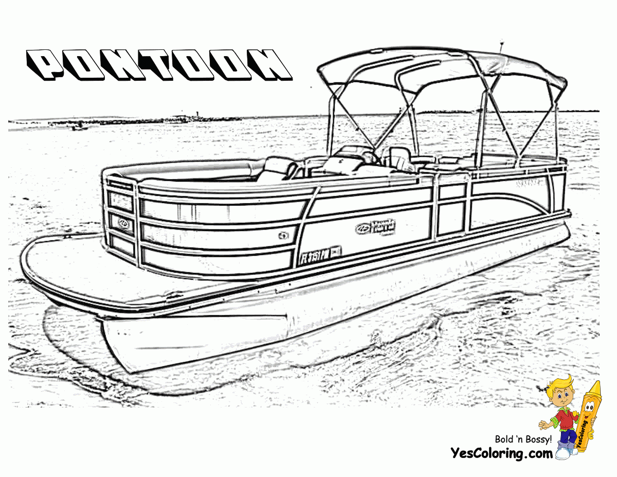 Boat Printable Coloring Pages Boat Printable Coloring Pages