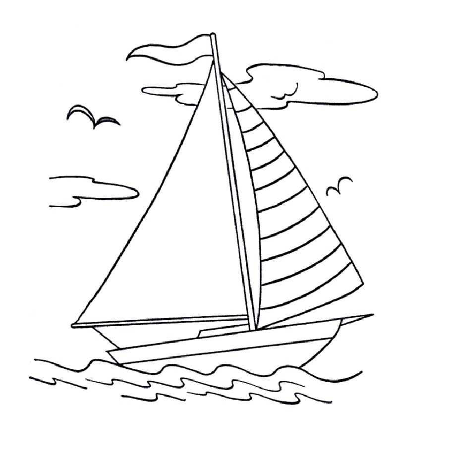 Boat Printable Coloring Pages Boat Printable Coloring Pages