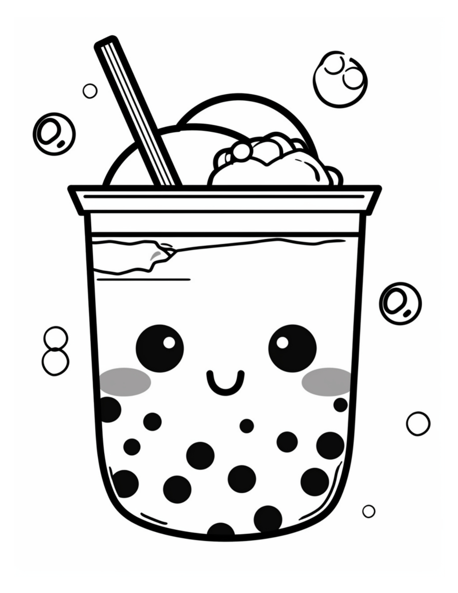 Boba Coloring Pages Printable Boba Coloring Pages Printable