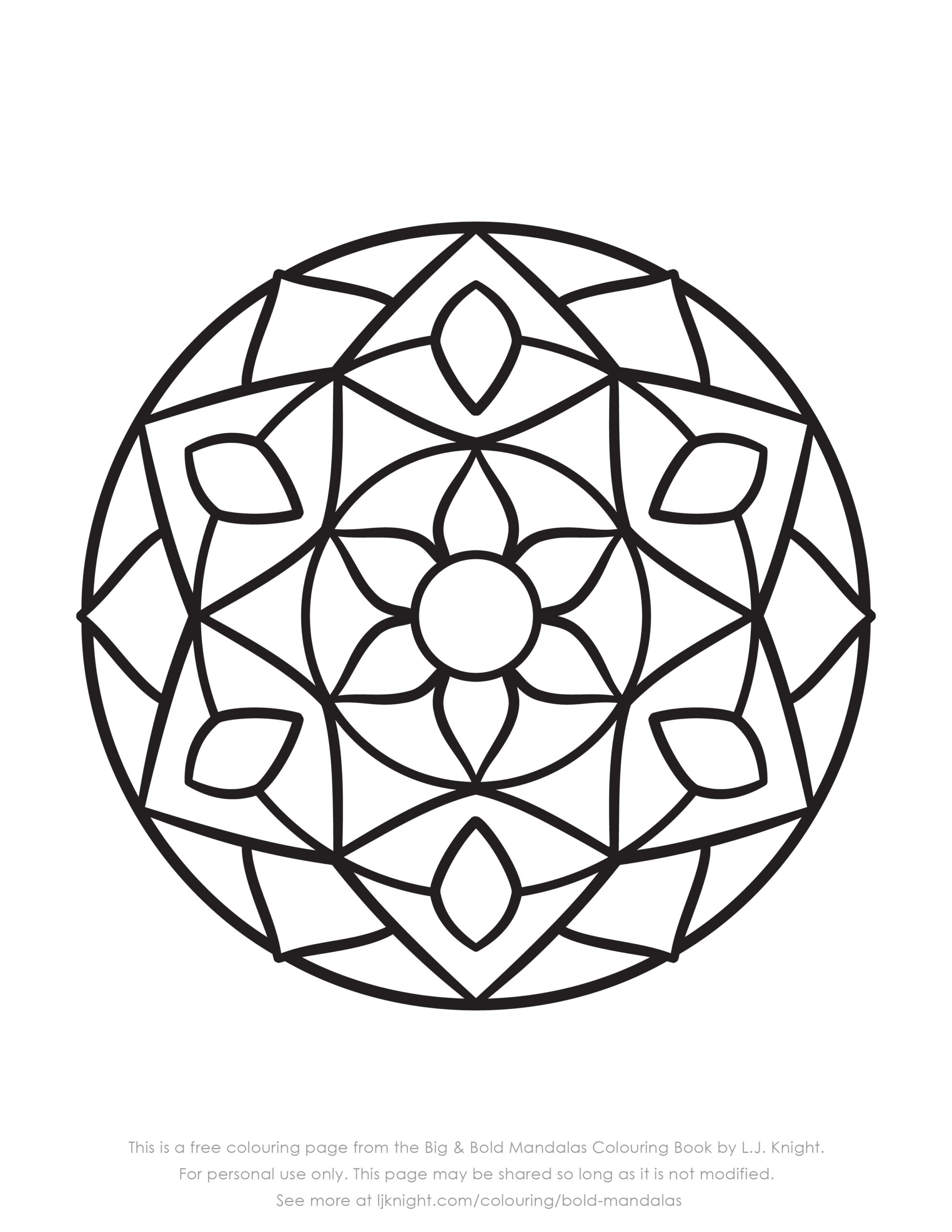 Easy Printable Easy Mandala Coloring Pages Easy Printable Easy Mandala Coloring Pages