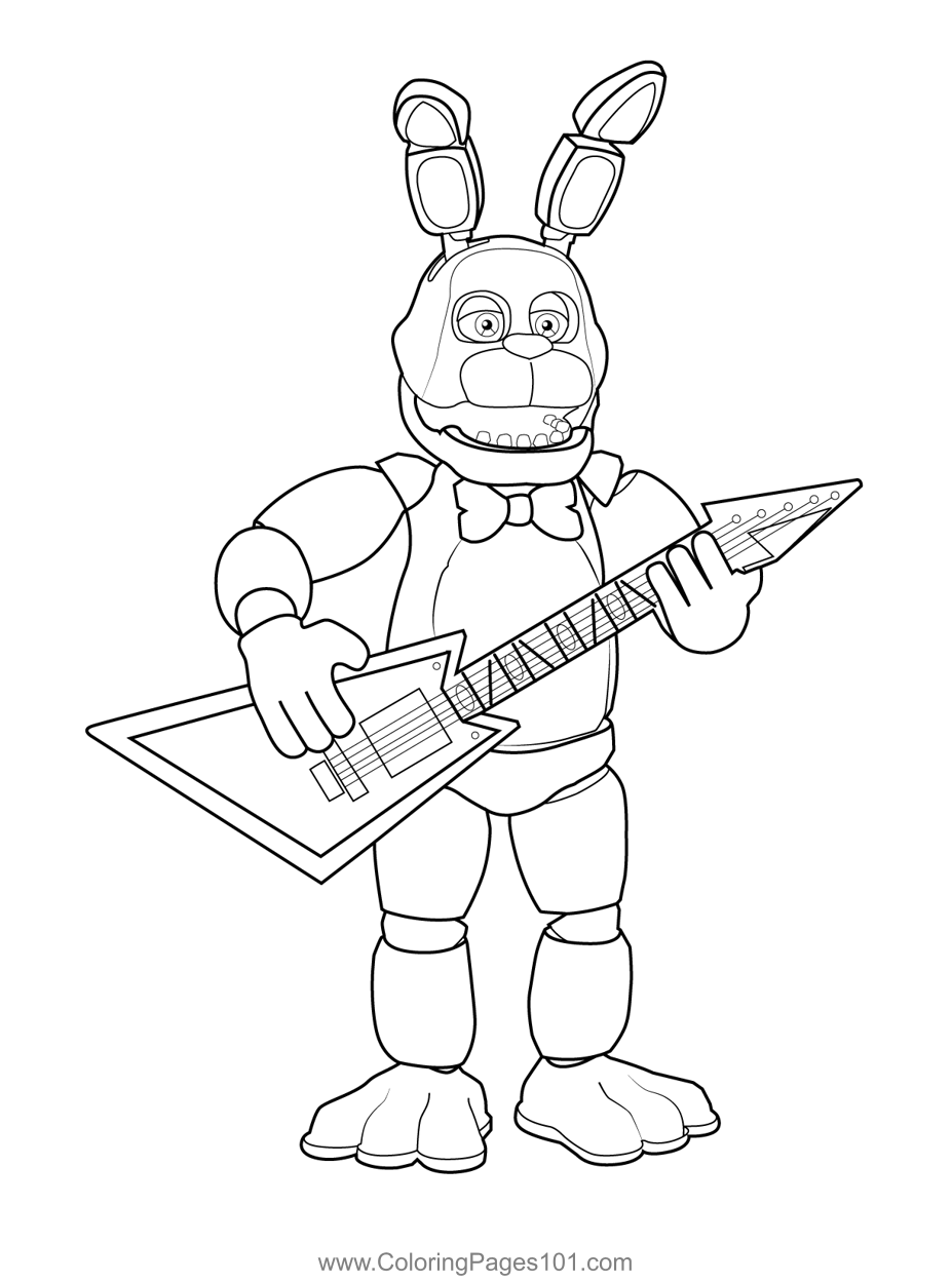 Bonnie The Rabbit FNAF Fnaf Coloring Pages Coloring Pages Fnaf Bonnie The Rabbit FNAF Fnaf Coloring Pages Coloring Pages Fnaf