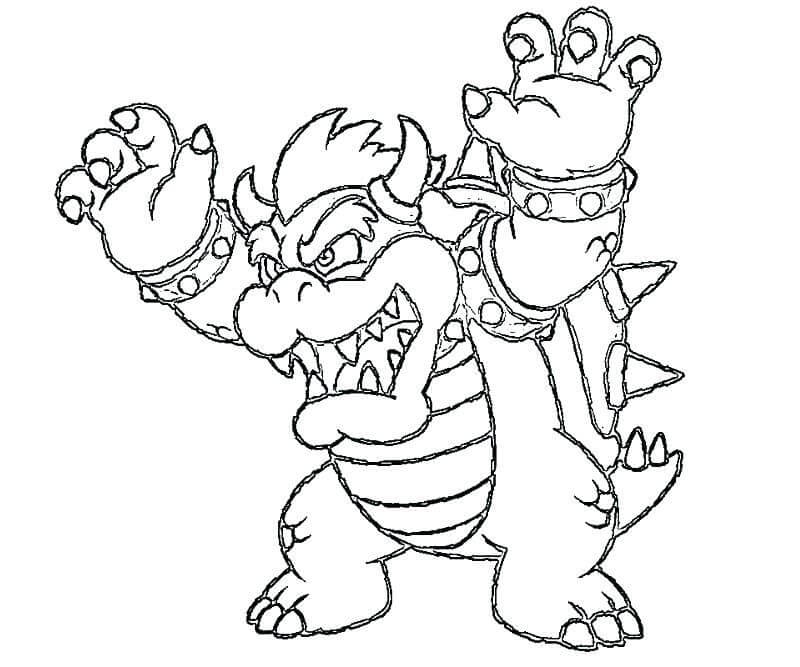 Bowser Coloring Pages Free Printable Coloring Pages For Kids Bowser Coloring Pages Free Printable Coloring Pages For Kids