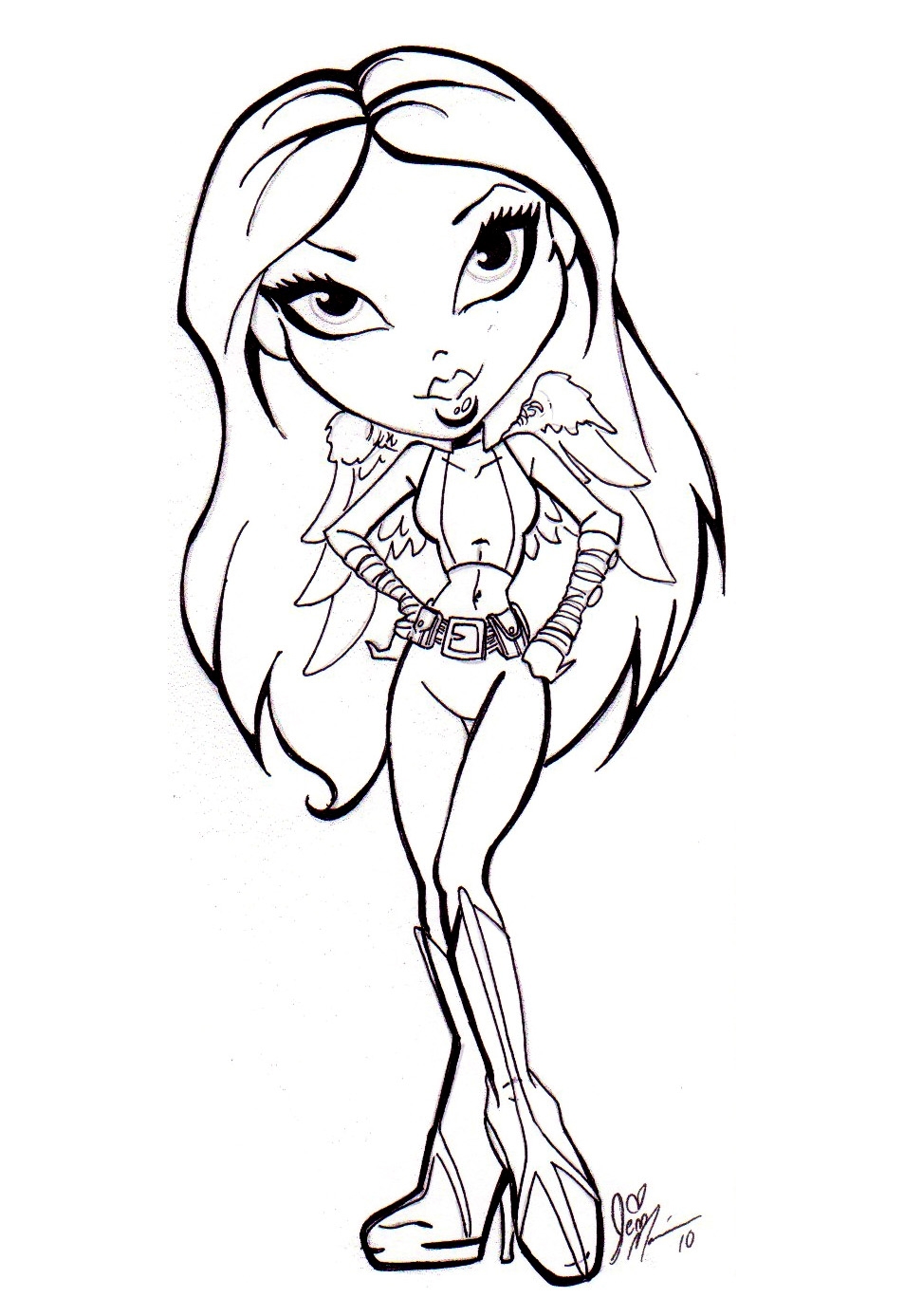 Bratz Coloring Pages Printable Bratz Coloring Pages Printable
