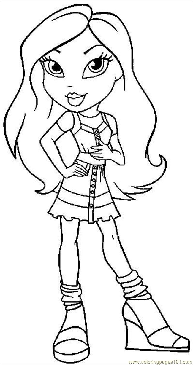 Printable Coloring Pages Bratz Printable Coloring Pages Bratz