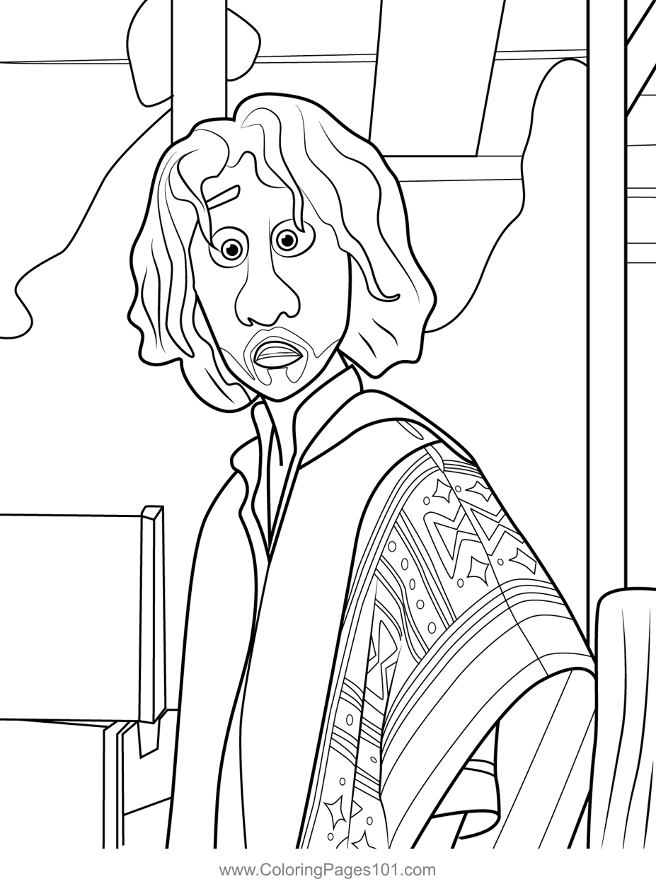 Bruno Madrigal Encanto Coloring Page For Kids Free Encanto Printable Bruno Madrigal Encanto Coloring Page For Kids Free Encanto Printable