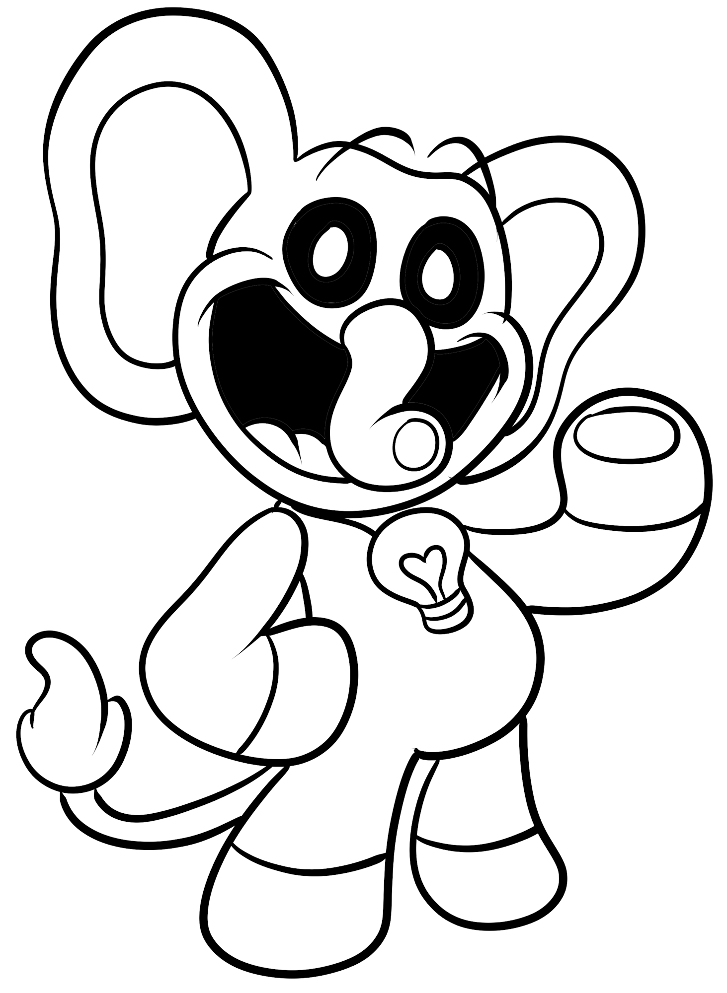 Bubba Bubbaphant From Smiling Critters Coloring Page Bubba Bubbaphant From Smiling Critters Coloring Page