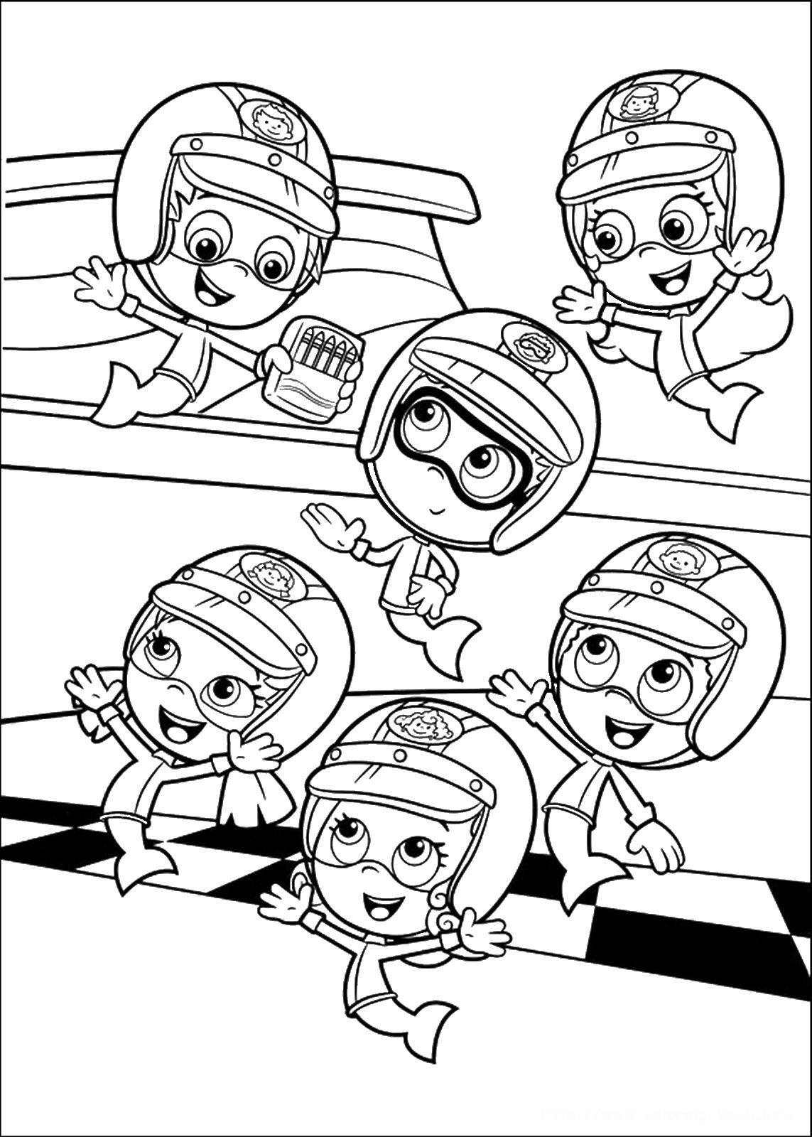 Bubble Guppies Coloring Pages Birthday Printable Bubble Guppies Coloring Pages Birthday Printable