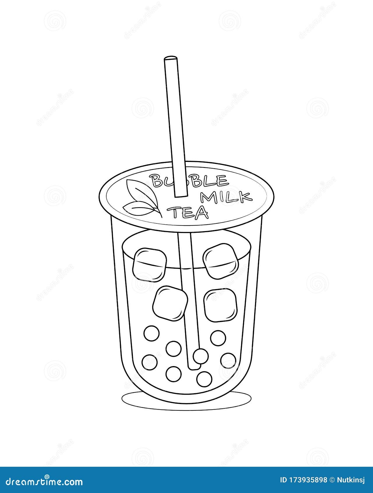 Bubble Tea Coloring Pages Printable Printable World Holiday