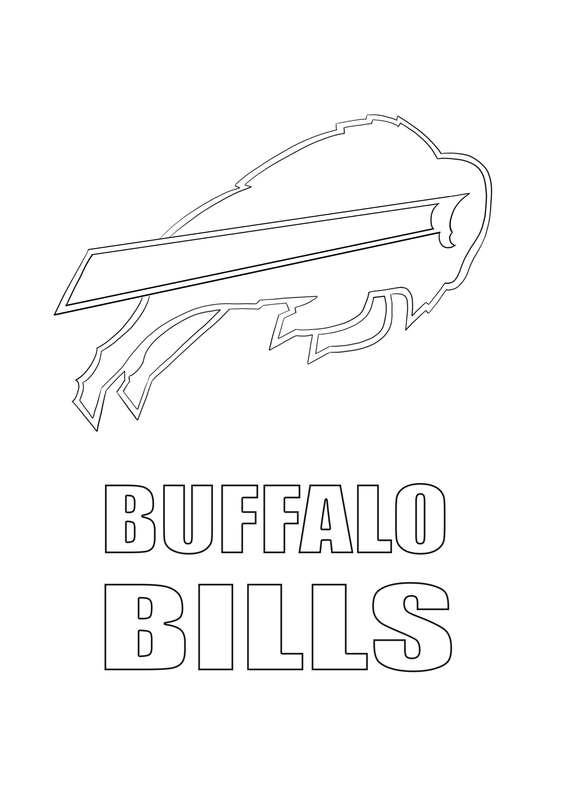 Buffalo Bills Coloring Pages Coloring Nation Buffalo Bills Coloring Pages Coloring Nation