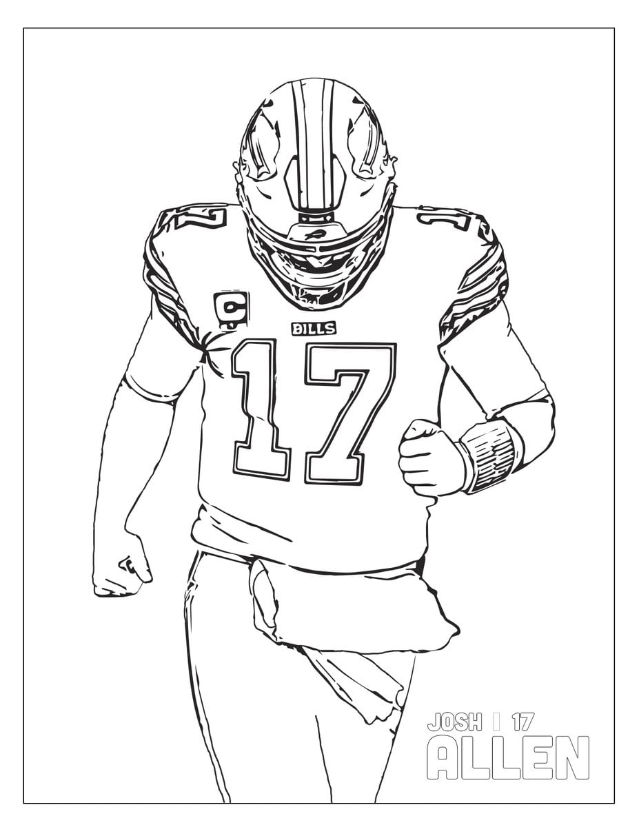 Buffalo Bills Coloring Pages Printable Free Printable Buffalo Bills Coloring Pages Printable Free Printable